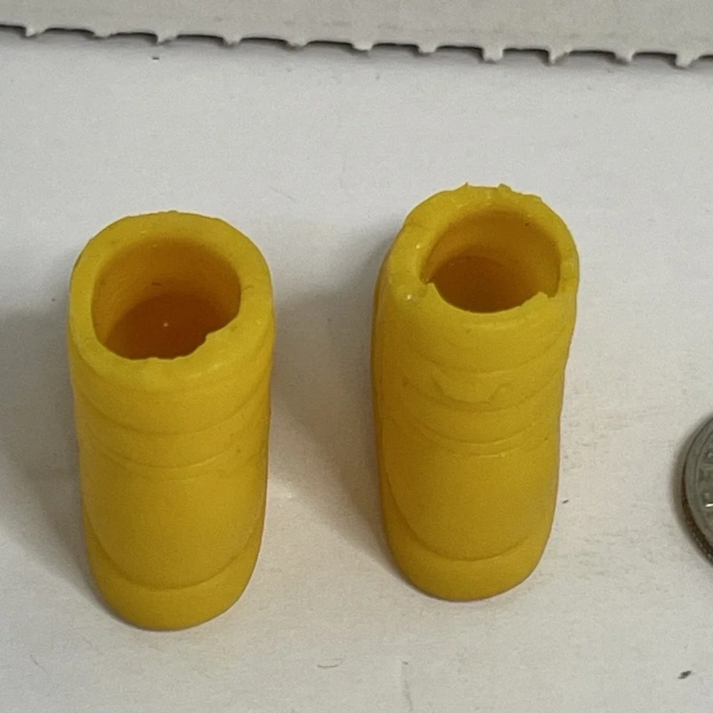 Vintage 1987 Barbie California Dream Doll yellow high top shoes